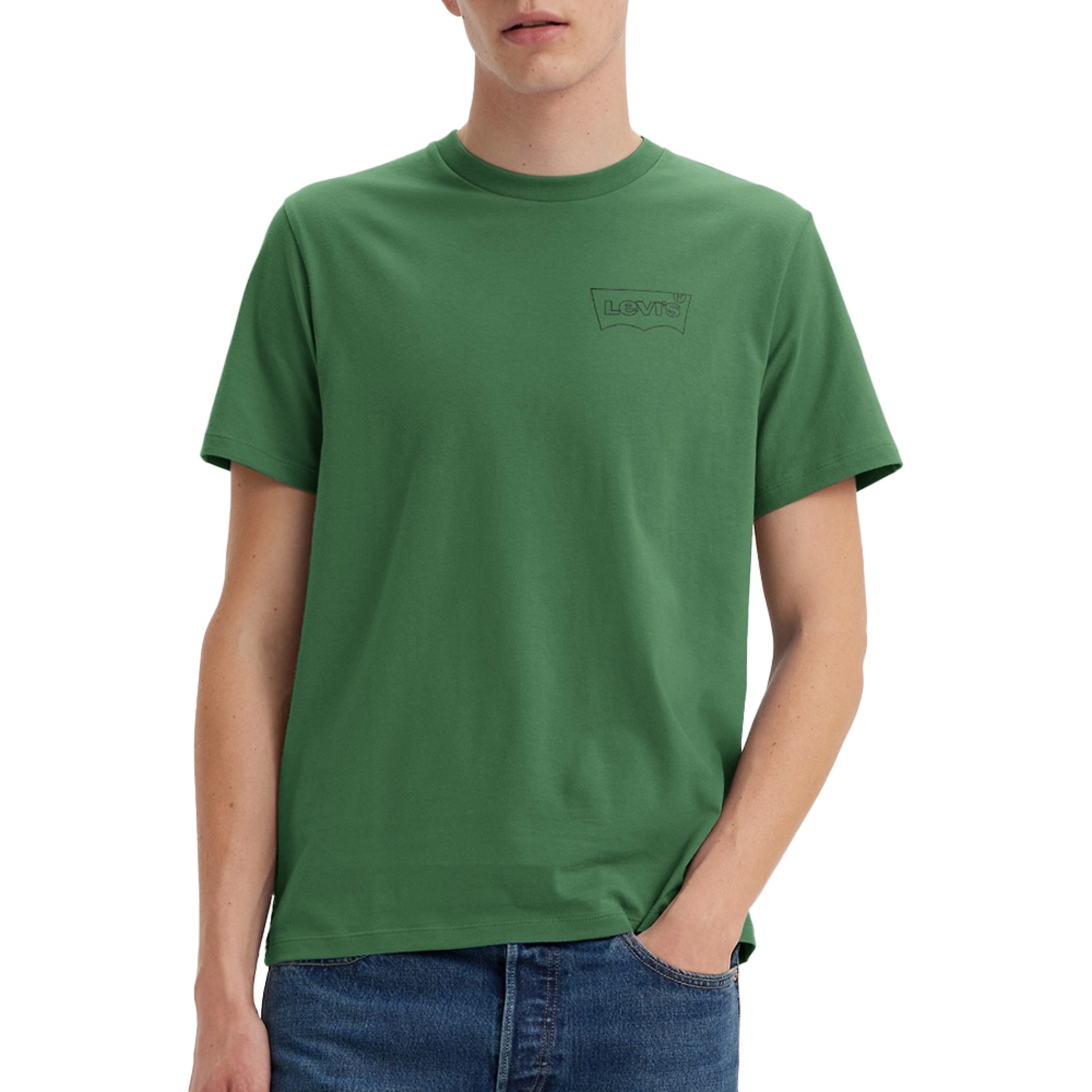 Levis T-shirt Lse Graphic Crewneck Tee Gre