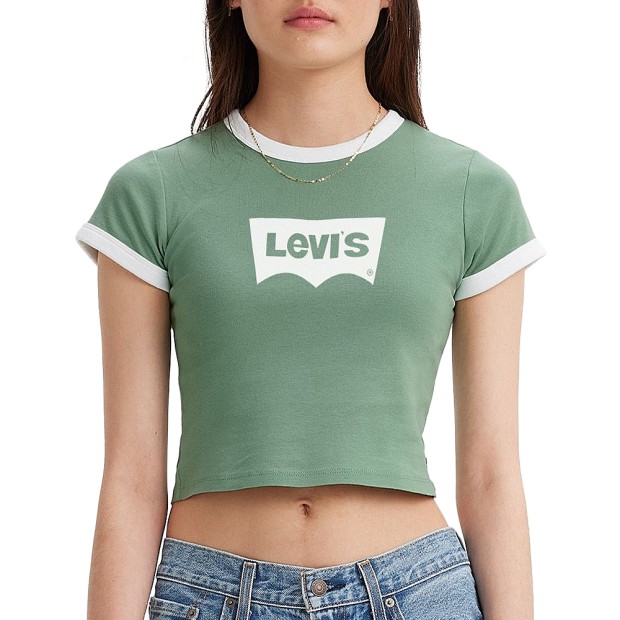 T-shirt Levis Tshirt Graphic Ringer Mini Tee Wonk