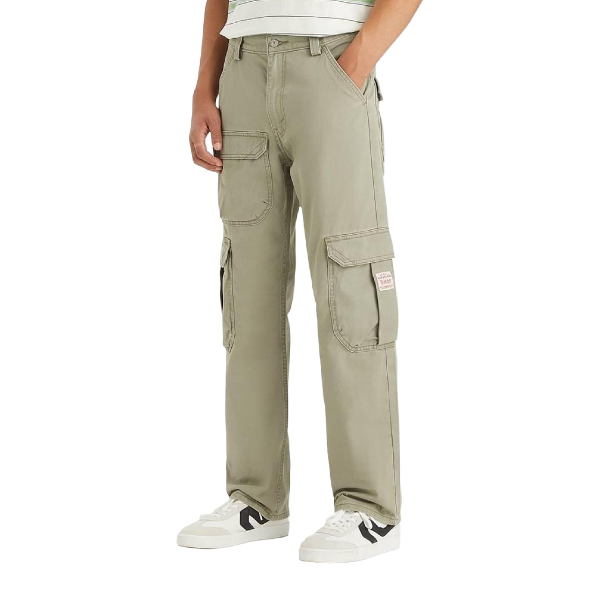 Levi s Calça Stay Loose Cargo Vetiver Twil