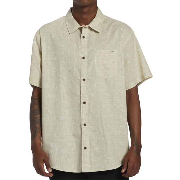 Camisa Billabong Camisa Sundays Mini Ss Sand Dune