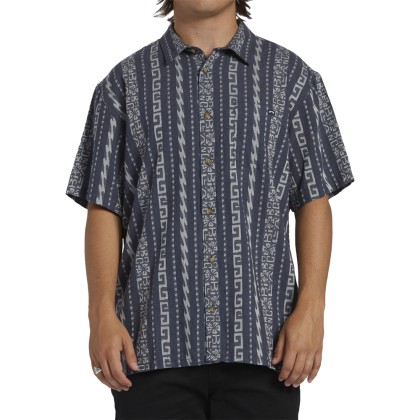 Camisa Billabong Sundays Jacquard Ss Slate Blue