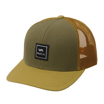 Bon Rvca Bon Va Station Trucker Dark Olive