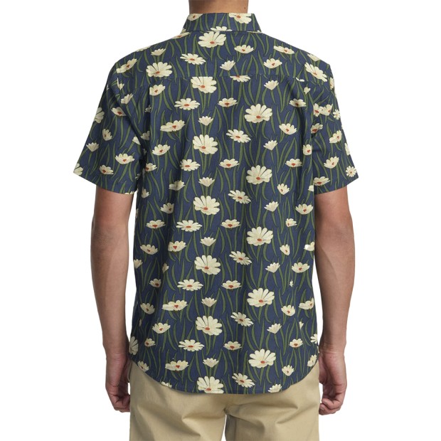 Camisa Rvca Camisa Rvgazi Ss Moody Blue