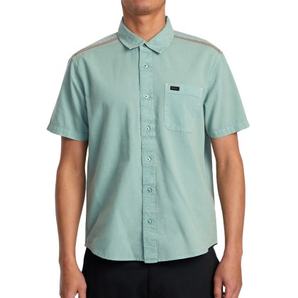 Camisa Rvca Camisa Ptc Woven Ii Ss Granite Green