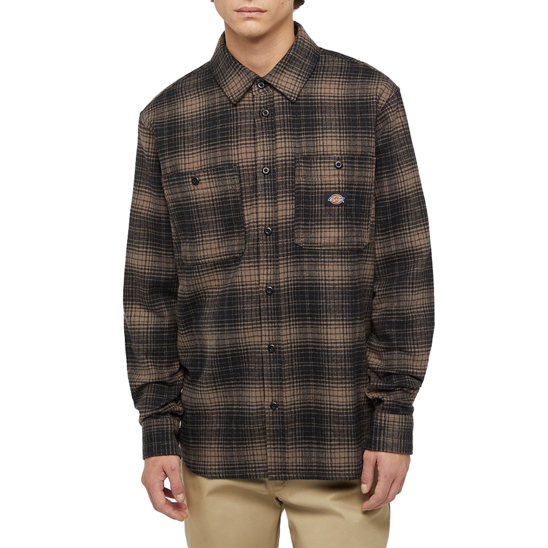Dickies Camisa Evansville Mushroom