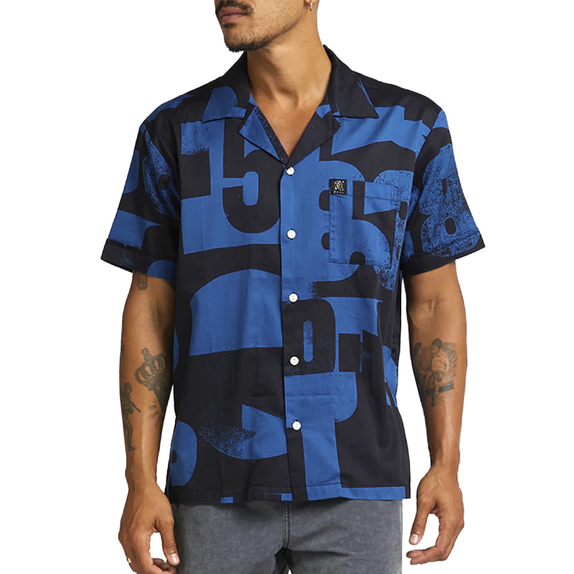 Deus Ex Machina Camisa Arithmetic Blue
