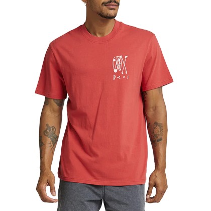 T-shirt Deus Ex Machina T-shirt R.moore Cranberry