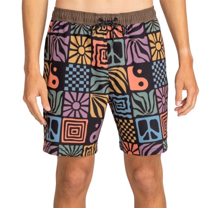 Cales De Praia Billabong Volleyshorts Wasted Times Lb Mul