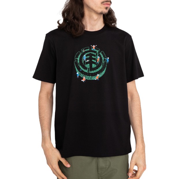 T-shirt Element T-shirt Maze Flint Black