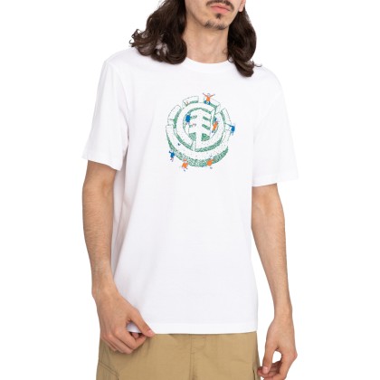 T-shirt Element T-shirt Maze Optic White