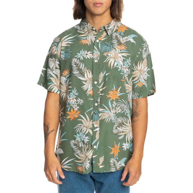 Camisa Quiksilver Camisa Lemnas Ss Gph6