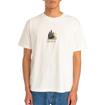 T-shirt Rvca Tshirt Paper Cuts Antique White