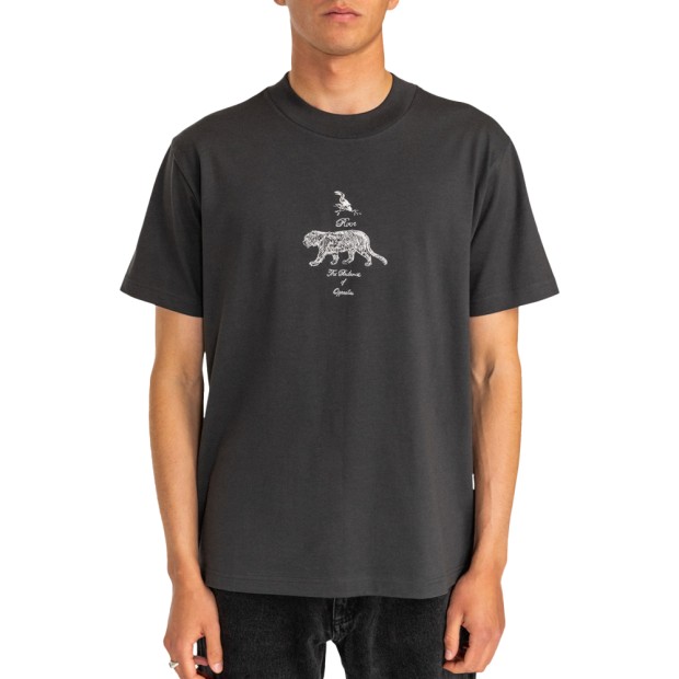 T-shirt Rvca Tshirt Tiger Style Washed Black