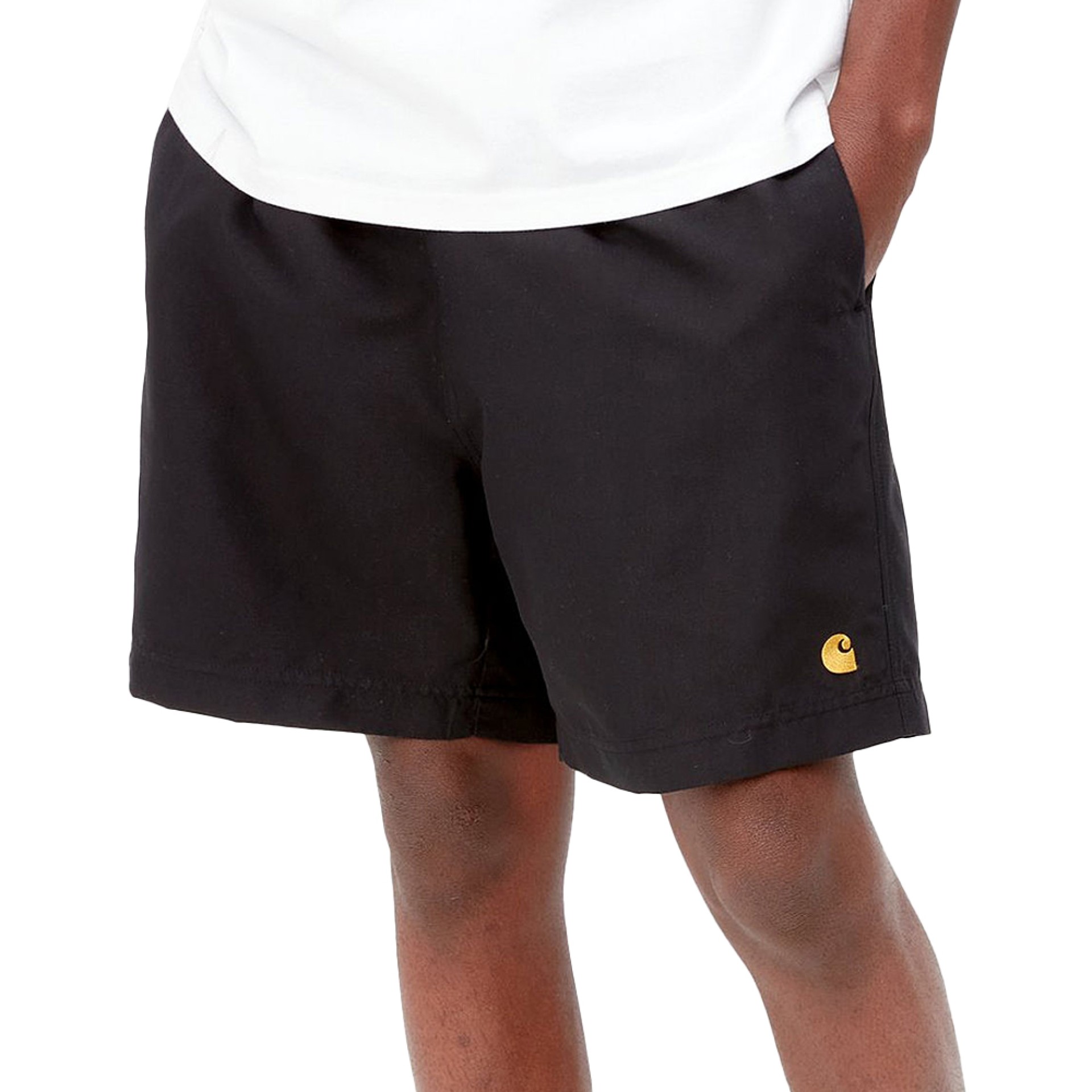 Carhartt Wip Volleyshort Chase Swim Black/