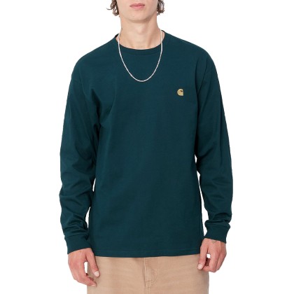 Longsleeve Carhartt Wip Longsleeve Duck Blue Gold