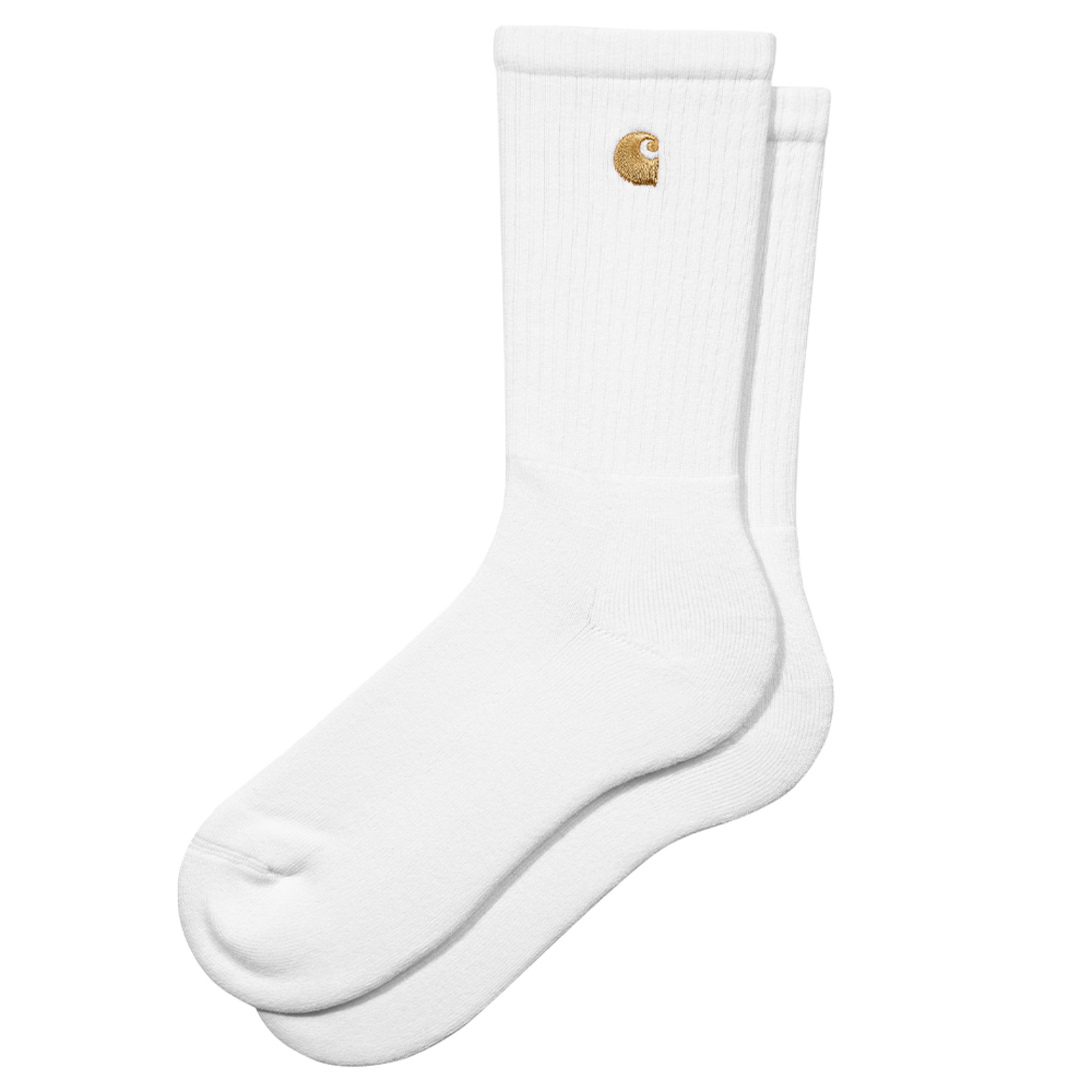 Meias Carhartt Wip Meias Chase Socks White/gold