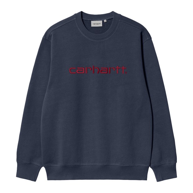 Sweat Carhartt Wip Sweat Air Force Blue Malbec