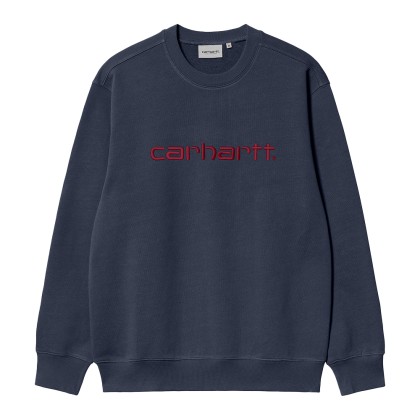 Sweat Carhartt Wip Sweat Air Force Blue Malbec