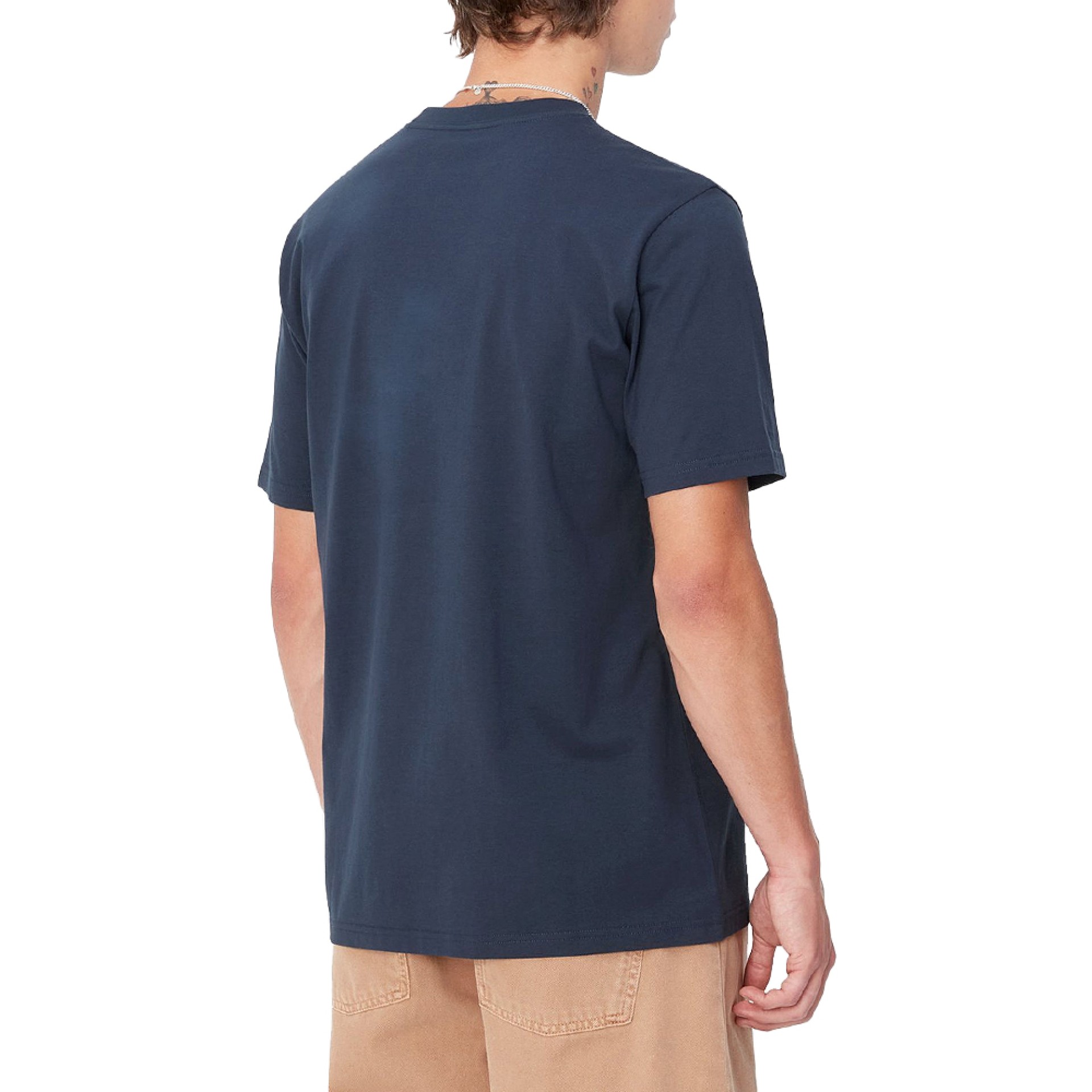 Carhartt Wip T-shirt Script Air Force Blue