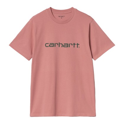 T-shirt Carhartt Wip T-shirt S/s Script Dusty Rose