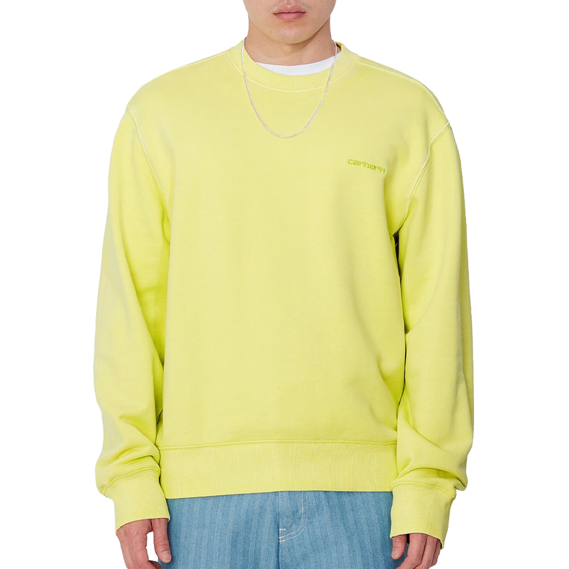 Carhartt Wip Sweat Duster Script Arctic Li