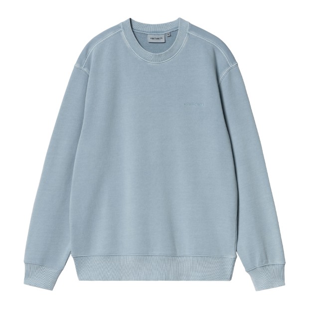 Sweat Carhartt Wip Sweat Duster Script Misty Sky