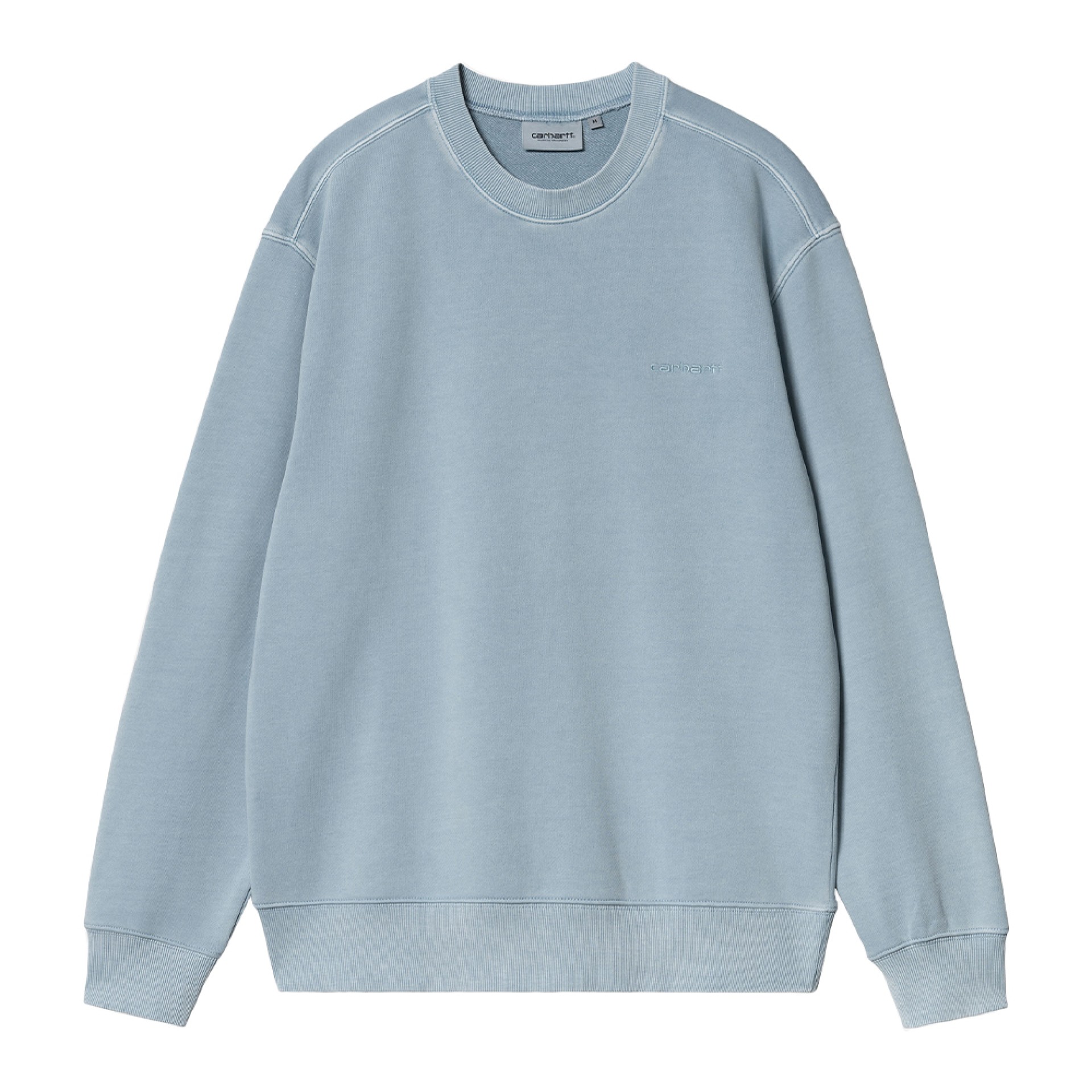 Carhartt Wip Sweat Duster Script Misty Sky