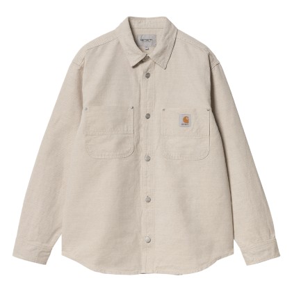 Camisa Carhartt Wip Walter Shirt Jac Natural Rins