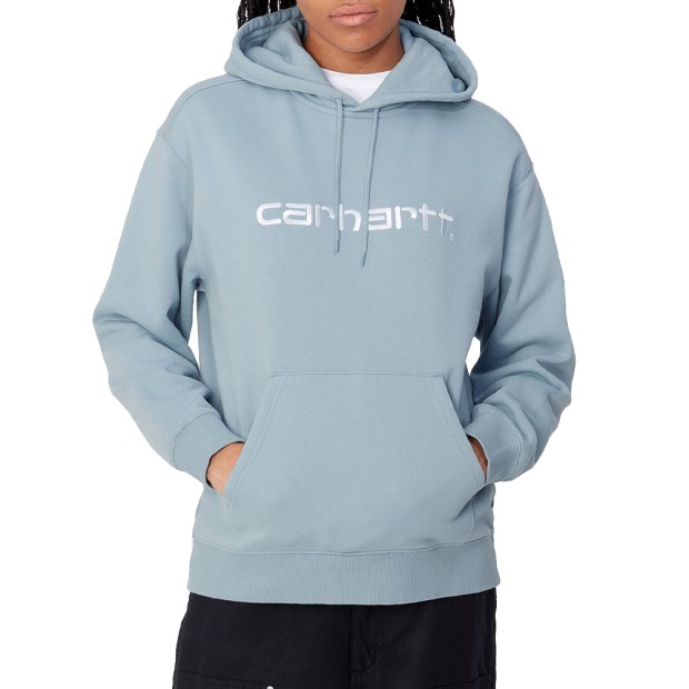 Sweat Carhartt Wip W Sweatshirt Hooded Misty Sk