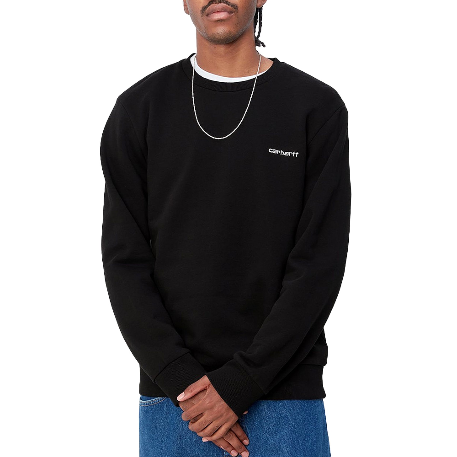 Carhartt Wip Sweat Embroidery Black/White