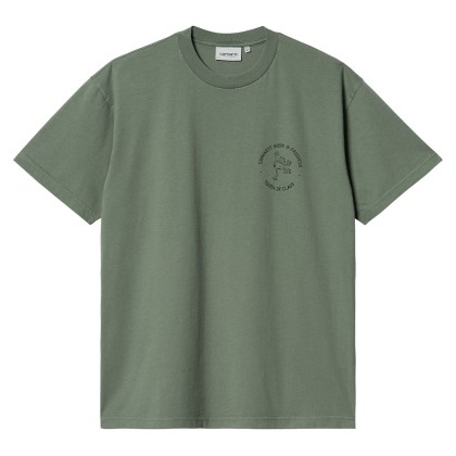 T-shirt Carhartt Wip T-shirt S/s Stamp Duck Green/