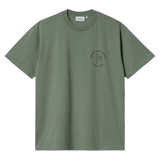 T-shirt Carhartt Wip T-shirt S/s Stamp Duck Green/