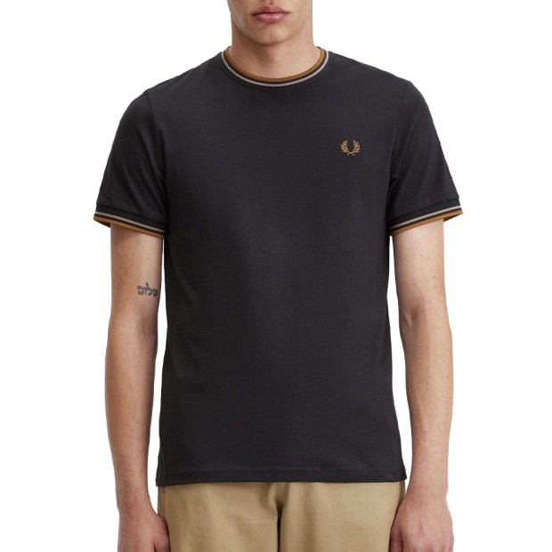 T-shirt Fred Perry T -shirt Twin Tipped Agrey Wrms