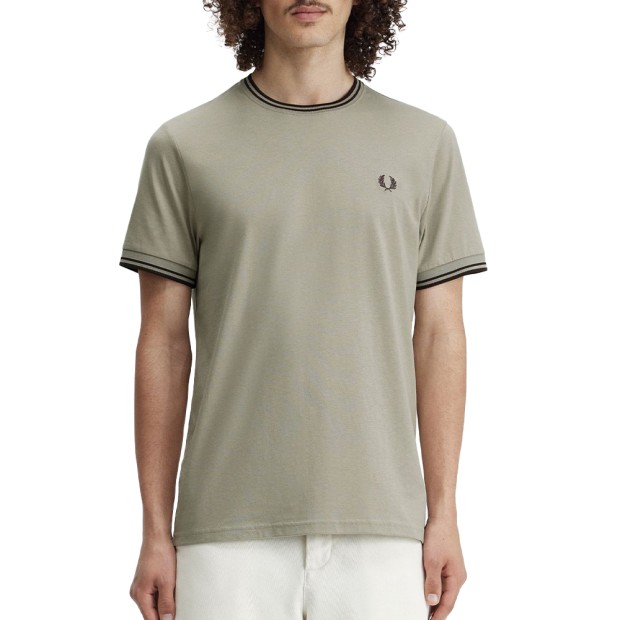 T-shirt Fred Perry T -shirt Twin Tipped Warm Grey