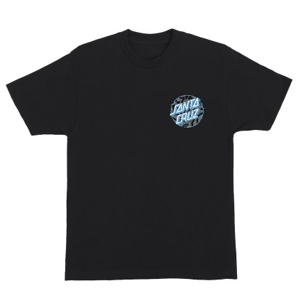 T-shirt Santa Cruz T-shirt Slick Dot Black