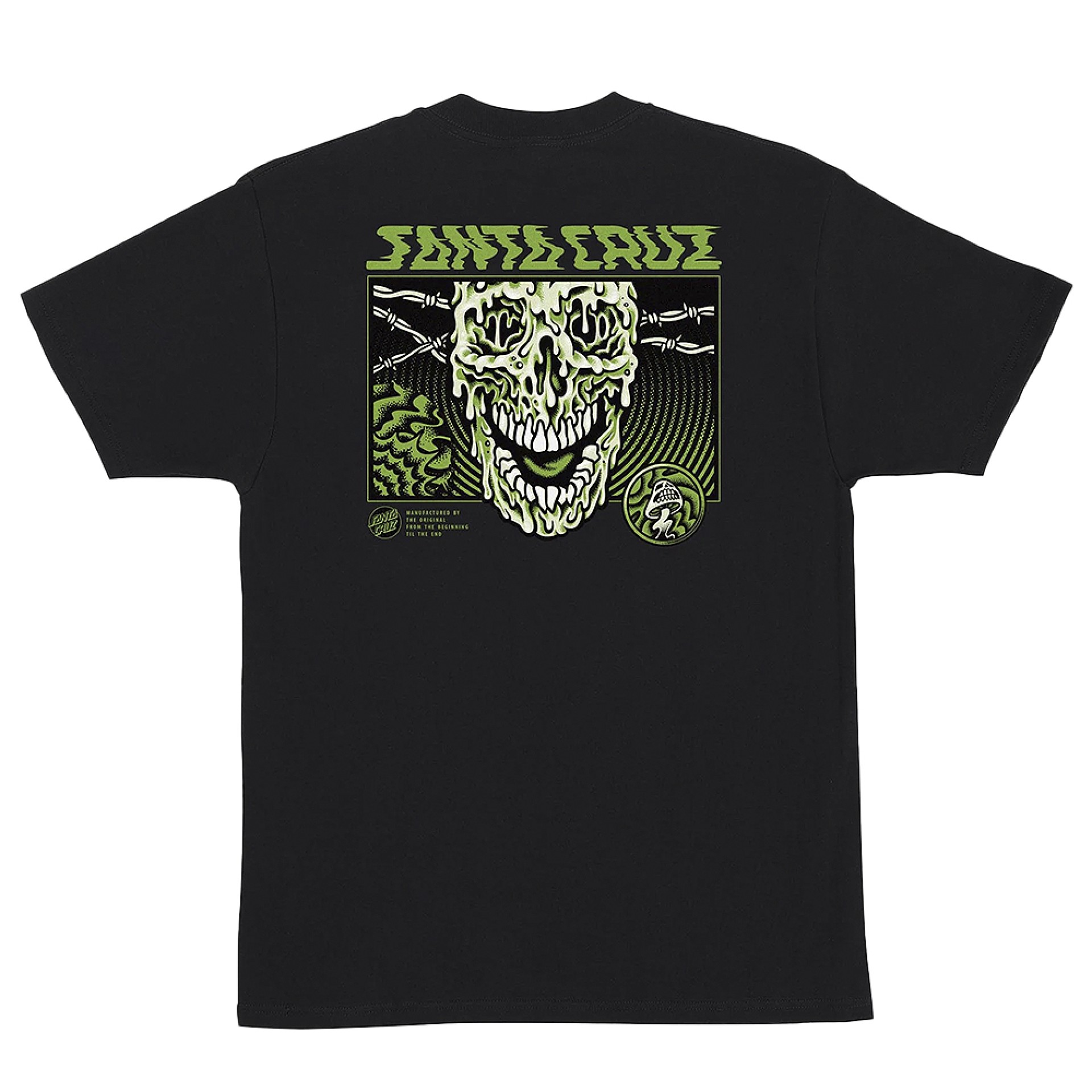 Santa Cruz T-shirt Toxic Skull Black