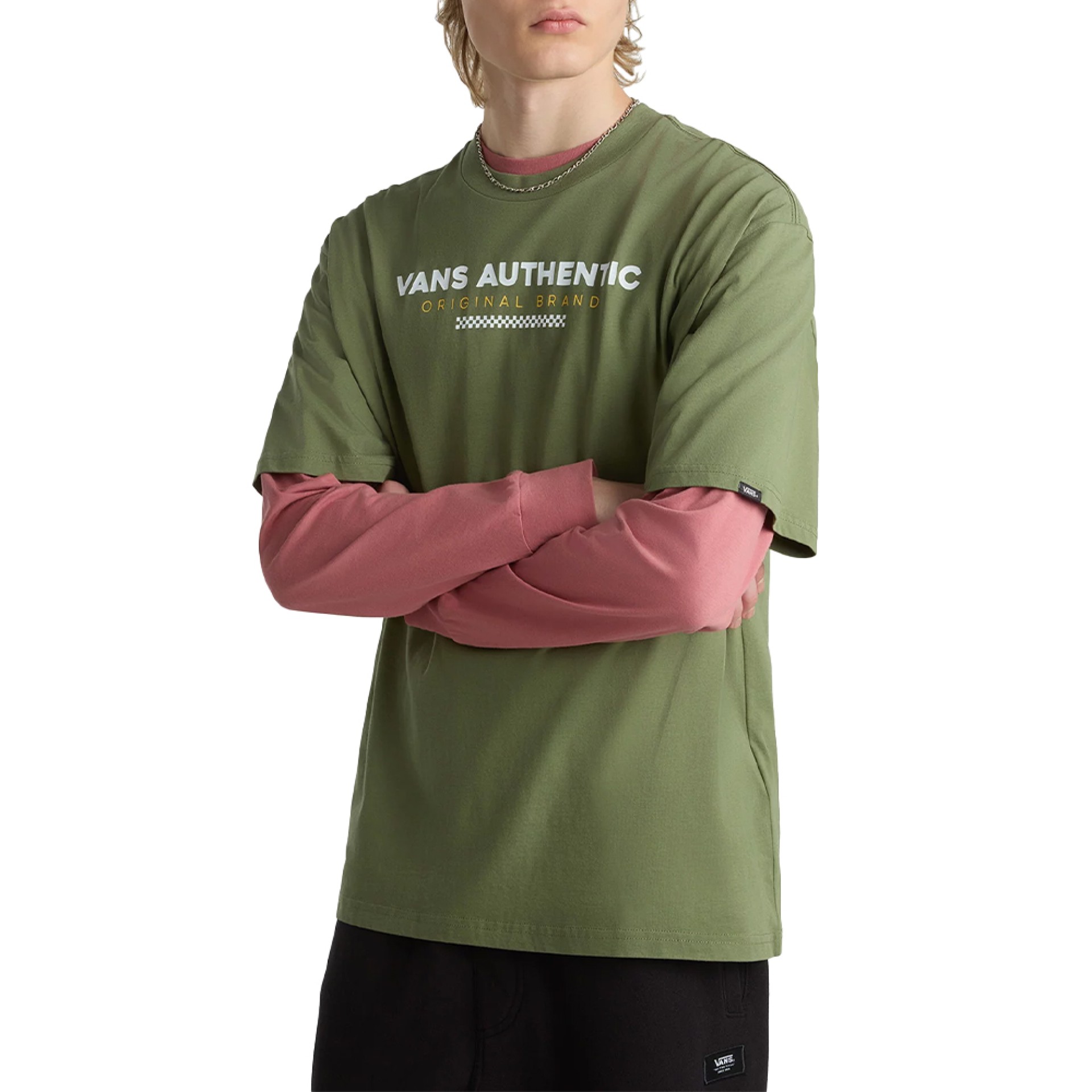 Vans T-shirt Sport Loose Fit S/s Tee Olivi