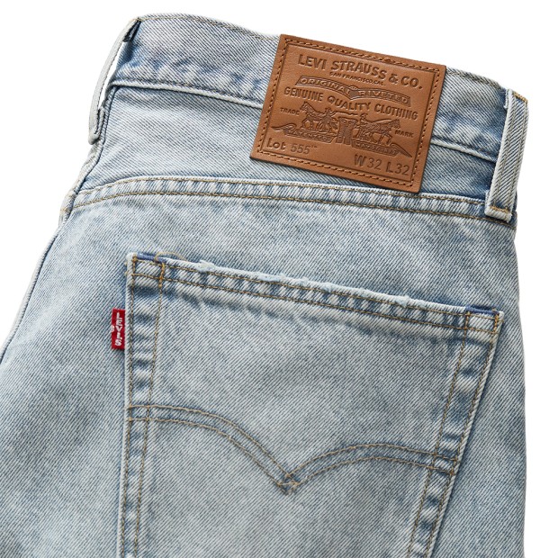 Calças Levi s Calça 555™ Relaxed Straight Baby Bl