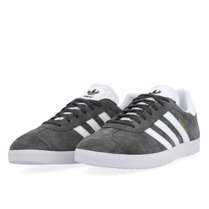 adidas Originals Gazelle Dark Grey Heather / White / Gold Metallic