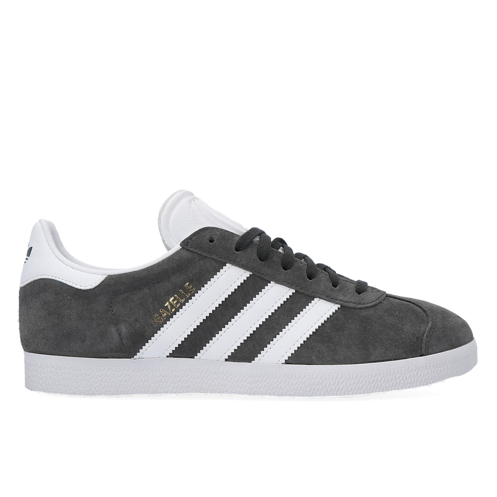 adidas Originals Gazelle Dark Grey Heather / White / Gold Metallic