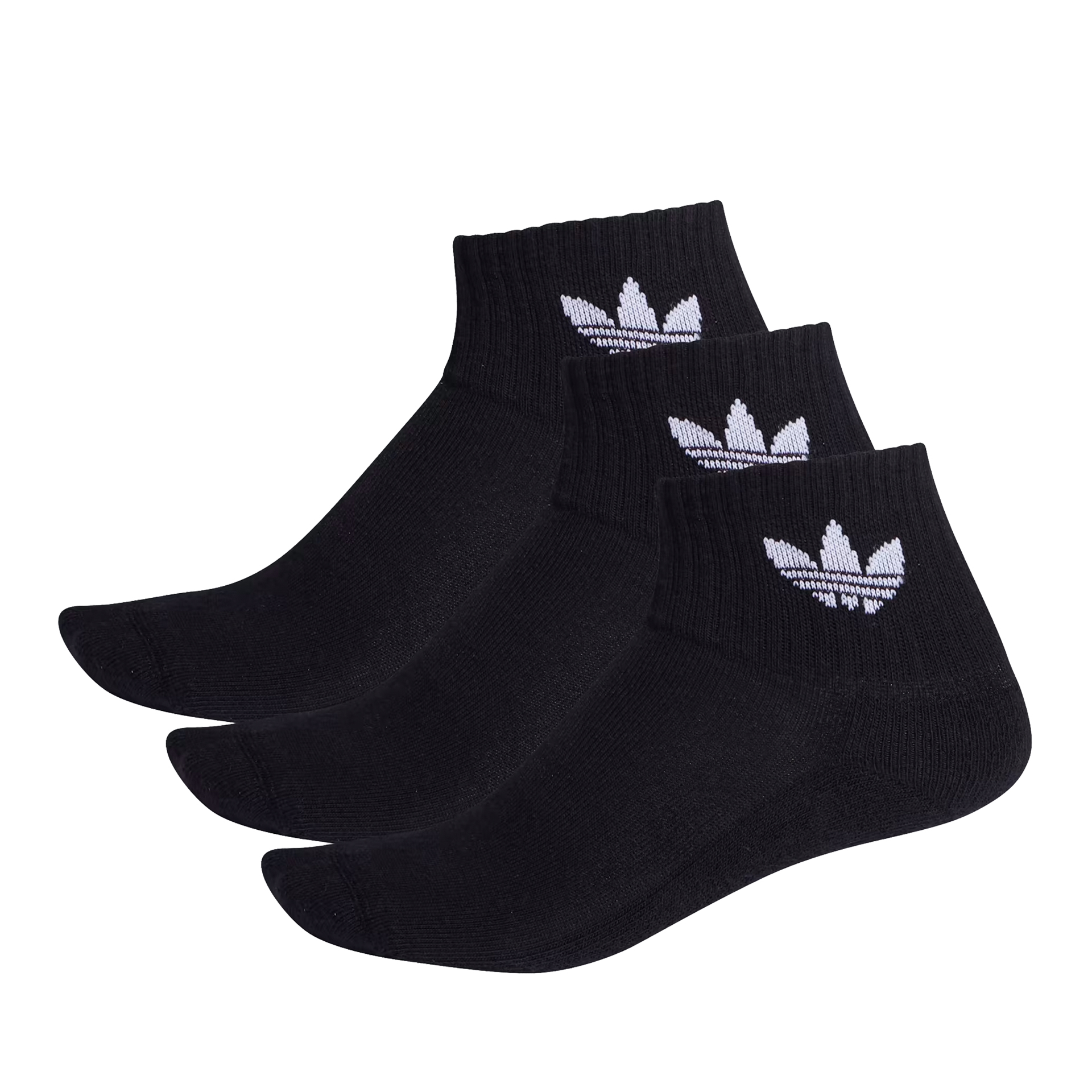 Meias Adidas Meias Pack3 Mid Ankle Preto