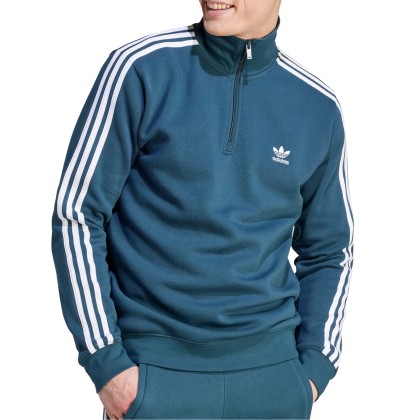 Sweat Adidas C Hoodie 3 Stripes Zip Arcngt/white