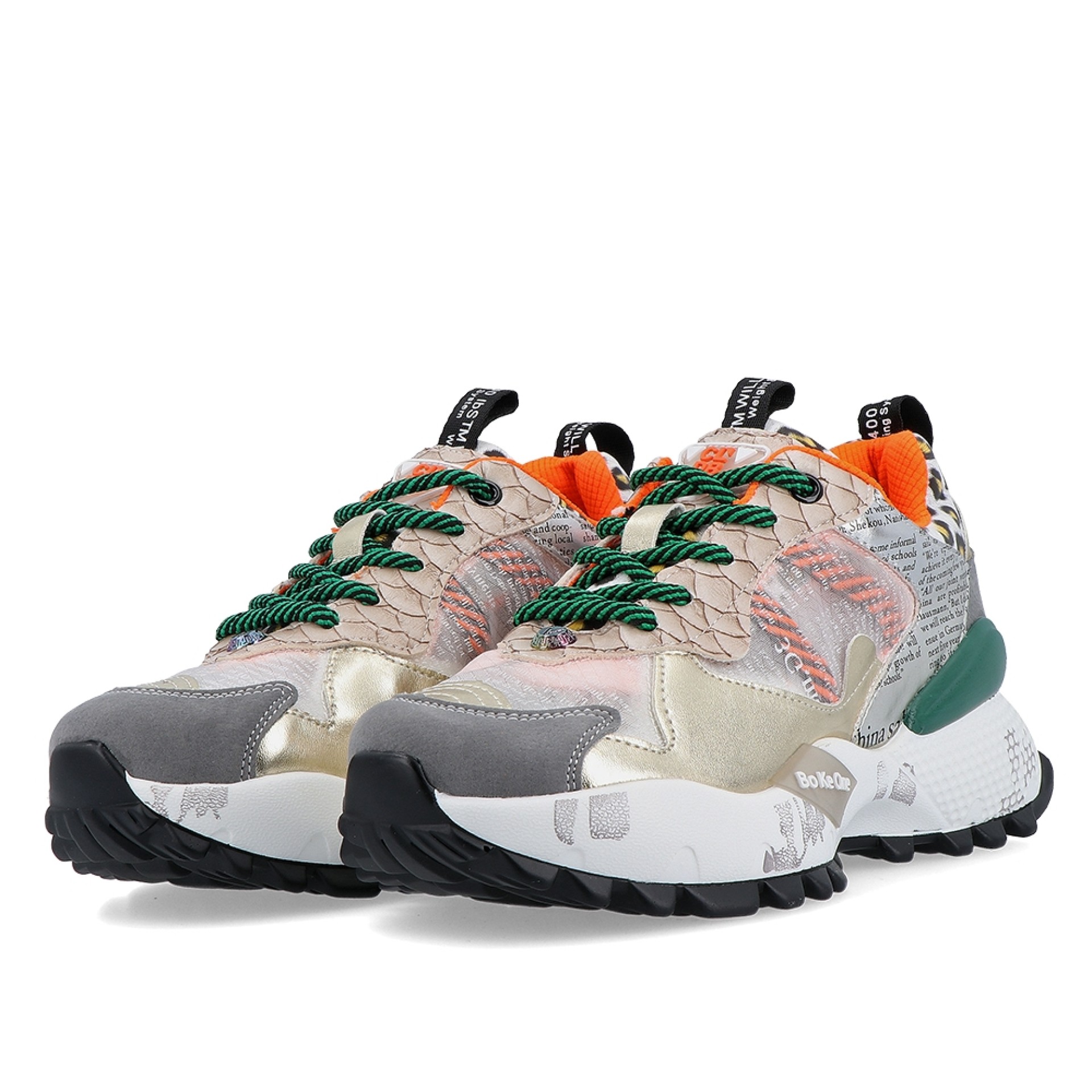 Exé Sneaker Em Beige