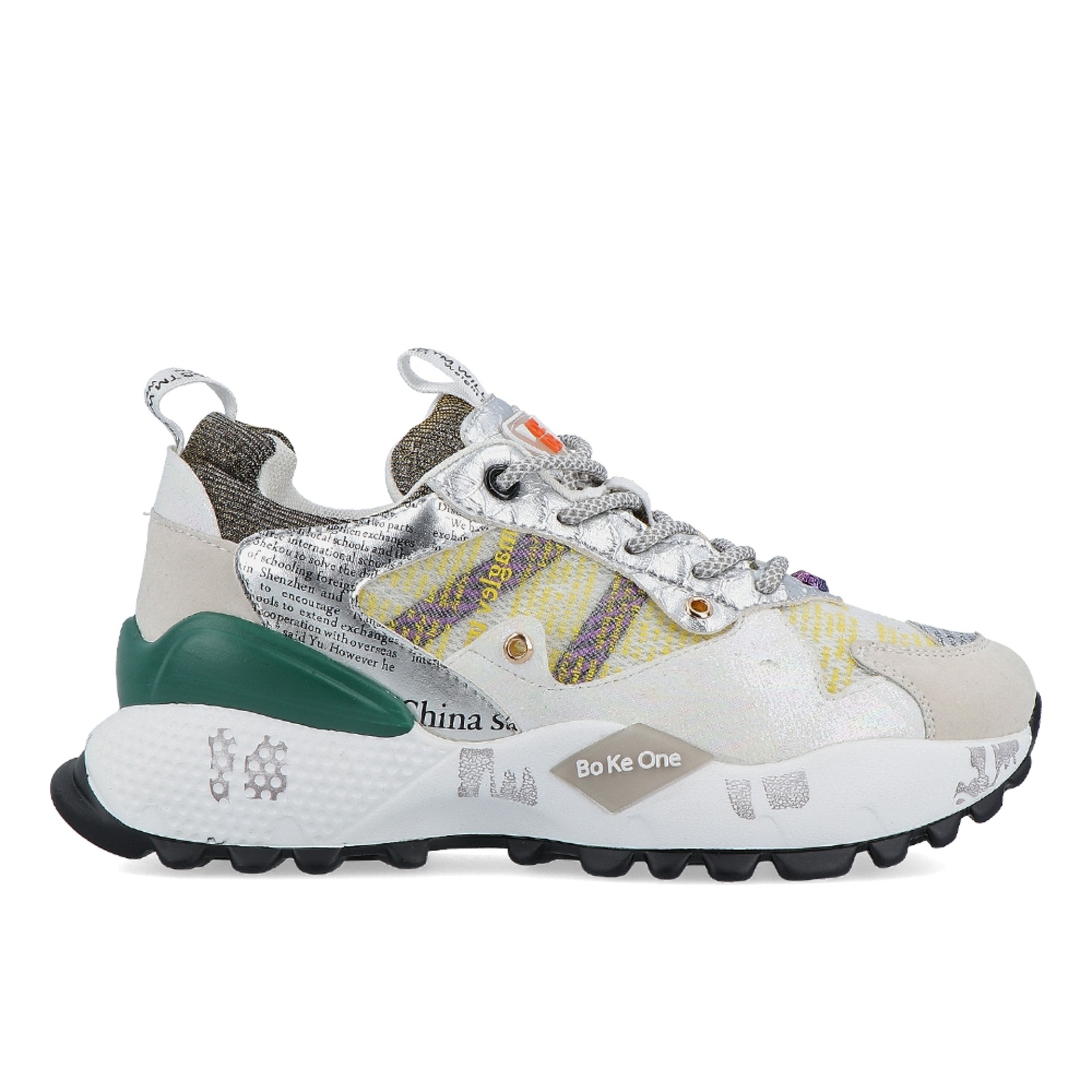 Exé Sneaker Em Silver