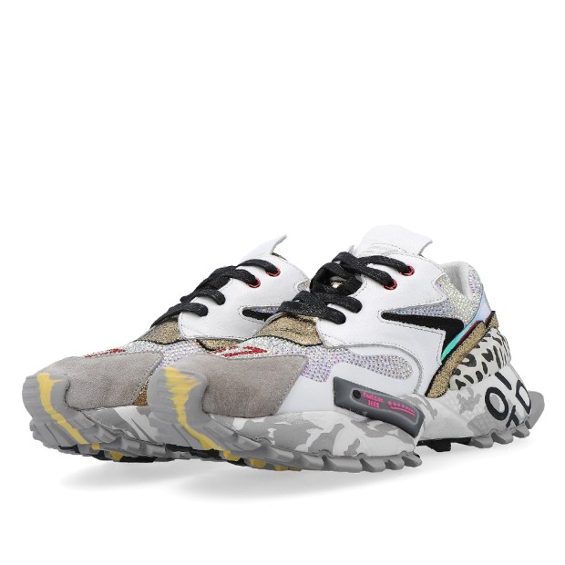 Sapatilha Exé Sneaker Pele White Leather