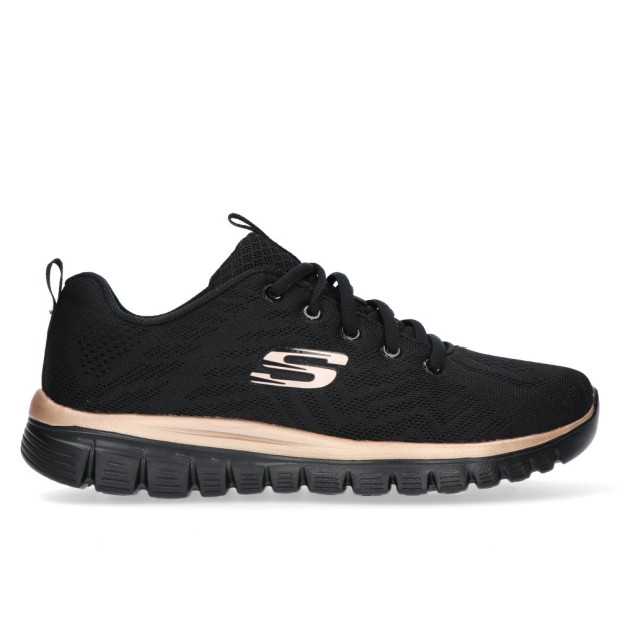 Sapatilha Skechers Graceful Get Connected Rose/gold