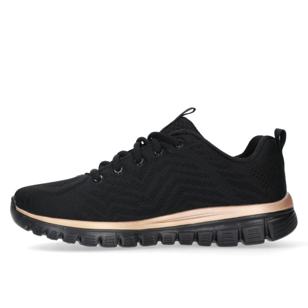 Skechers Graceful - Get Connected Black/rose Gold