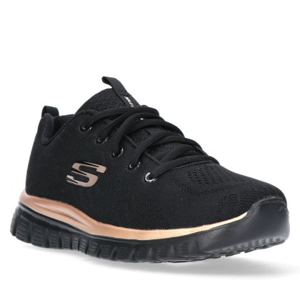 Skechers Graceful - Get Connected Black/rose Gold