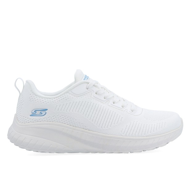 Sapatilha Skechers Bobs Squad Chaos Face Off White