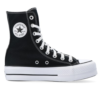 Sapatilha Converse All Star Ctas Platform X-hi Black/white/black